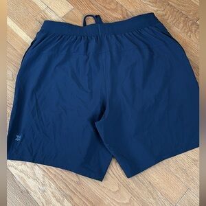 All in Motion Men's Deep Blue Athletic Shorts